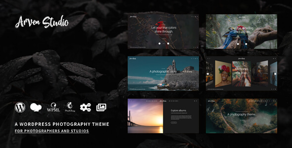 Arven | Photography Theme Logo
