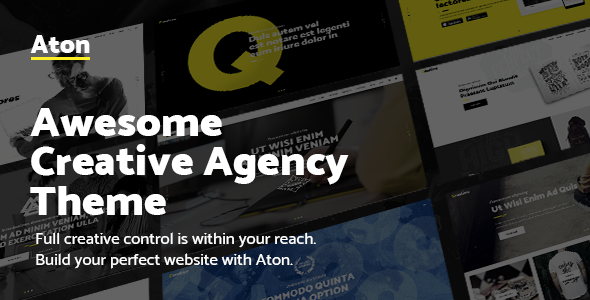 Aton - Modern Creative Design Agency WordPress Theme Logo